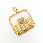 Load image into Gallery viewer, Buy Now Gold Square Heart Pendants