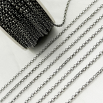 Load image into Gallery viewer, Buy Oxidized 925 Sterling Silver Rolo Chains