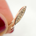 Load image into Gallery viewer, DC501. Diamond Sterling Silver Ear Wire