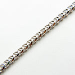 Load image into Gallery viewer, 050FRDTL426WG. 14K White Solid Gold Franco Link Chain