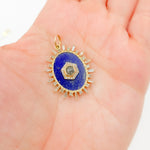 Load image into Gallery viewer, KG81. 14K Gold Oval Pendant