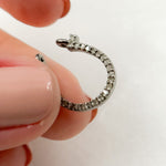 Load image into Gallery viewer, Buy Now Diamond Sterling Silver Horseshoe Pendant
