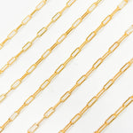 Load image into Gallery viewer, V298GF. 14k Gold Filled Textured & Smooth Paperclip Link Chain