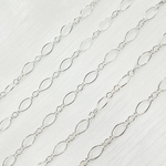 Load image into Gallery viewer, Silver Oval and Round Link Chain