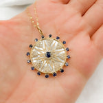 Load image into Gallery viewer, 14K Gold Round Pendants