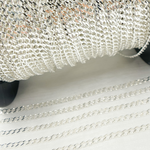 Load image into Gallery viewer, Silver Cuban Flat Curb Link Chain