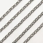 Load image into Gallery viewer, Buy Silver Black Rhodium Rolo Chain