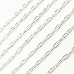 Load image into Gallery viewer, Silver Paperclip Chain