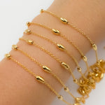 Load image into Gallery viewer, 14k Gold Satellite Chain