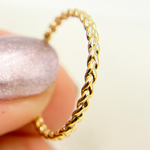 Load image into Gallery viewer, 14K Solid Gold Braid Ring. ZGG676
