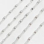 Load image into Gallery viewer, Z109SS. Sterling Silver Oval & Mariner Link Chain