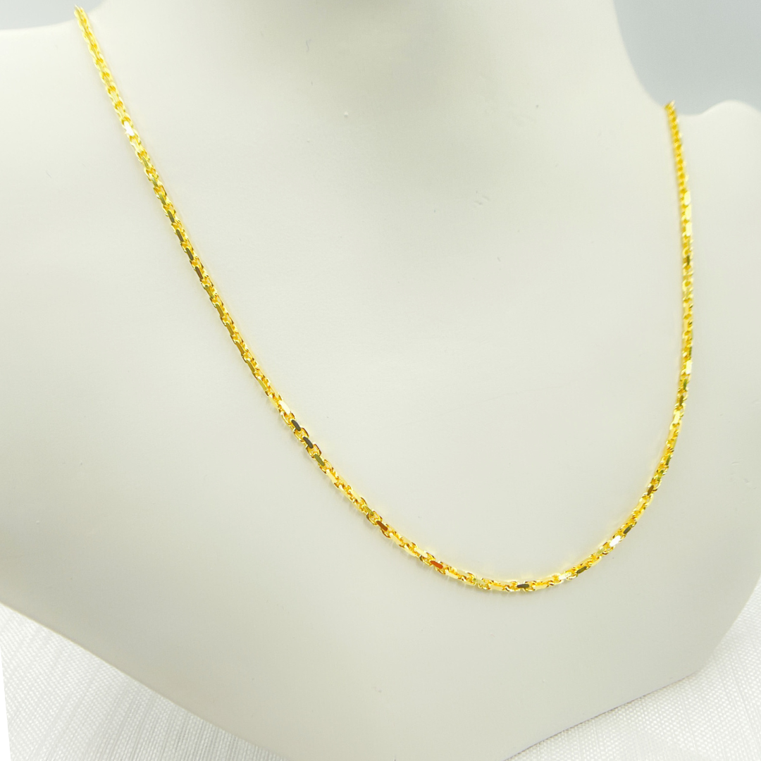 14K Solid Gold Box Chain