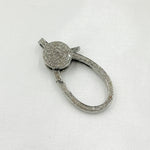 Load image into Gallery viewer, DC671. Diamond Sterling Silver Pear Shape Trigger Clasp