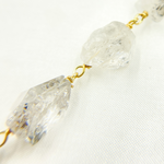 Load image into Gallery viewer, Diamond Quartz Gold Wire Chain