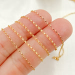 Load image into Gallery viewer, 887GF. 14K Gold Filled Oval Rolo Chain
