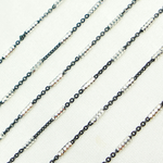 Load image into Gallery viewer, Shop Now Black Rhodium Sterling Silver Satellite Diamond Cut Tube Chain