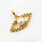 Load image into Gallery viewer, Silver Eye Pendant with Gemstone