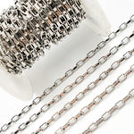 Load image into Gallery viewer, Buy Silver Flat Oval Link Chain