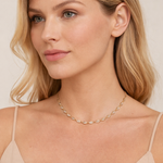 Load image into Gallery viewer, NFQ72698. 14K Solid Gold Diamond Fancy Necklace
