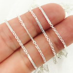 Load image into Gallery viewer, Buy 925 Sterling Silver Cable Bar Chain
