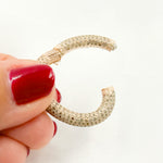 Load image into Gallery viewer, Shop Now Sterling Silver Oval Hinge Clasp