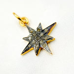 Load image into Gallery viewer, DC411. Diamond Sterling Silver Star Pendant