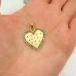 Load image into Gallery viewer, DP427. Diamond Sterling Silver Heart Pendant