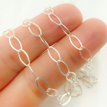 Load image into Gallery viewer, 925 Sterling Silver Flat Oval Link Chain