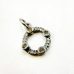Load image into Gallery viewer, Shop Sterling Silver Round Charm with Gemstone