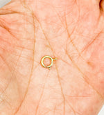 Load image into Gallery viewer, 14K Gold Filled Spring Ring 5,6 &amp; 7mm. SRGF
