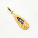 Load image into Gallery viewer, DP146. Diamond Sterling Silver Drop Pendant