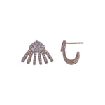 Load image into Gallery viewer, EFN54360. 14K Solid Gold Fancy Diamond Earring
