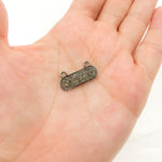 Load image into Gallery viewer, DC958. Diamond Sterling Silver Oval Pendant with Gemstone