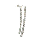 Load image into Gallery viewer, EFG52175EM. 14k Solid Gold Diamond and Emerald Circles Dangle Earrings
