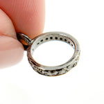 Load image into Gallery viewer, Buy now Diamond Sterling Silver Round Bail