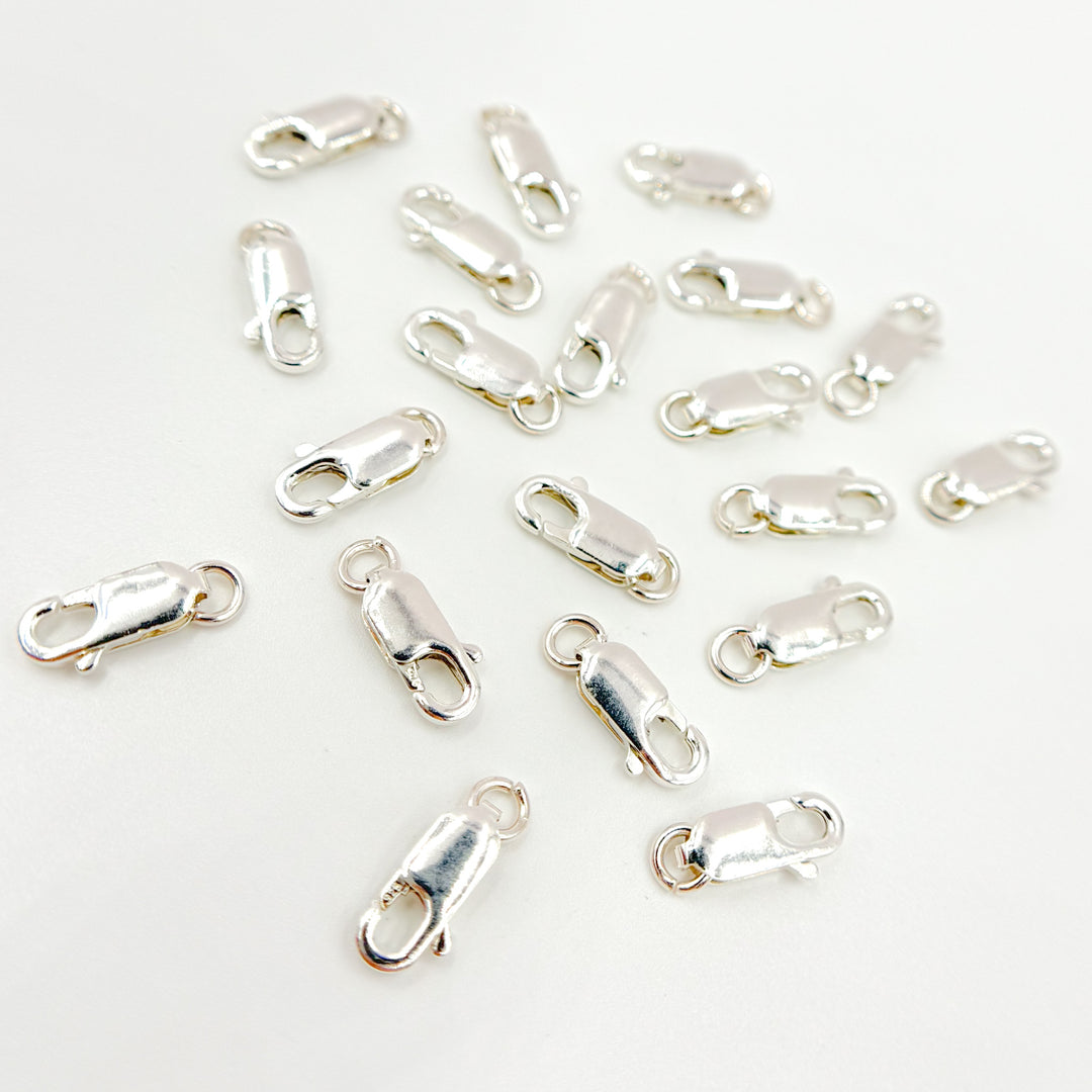 Buy White Sterling Silver Lobster Clasp