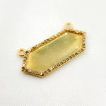 Load image into Gallery viewer, Diamond Sterling Silver Hexagon Pendant