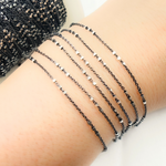 Load image into Gallery viewer, Rhodium 925 Sterling Silver Satellite 3 Cubes Chains