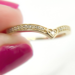 Load image into Gallery viewer, 14K Solid Gold Diamond Ring.
