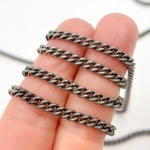 Load image into Gallery viewer, Sterling Silver Oxidized Chains