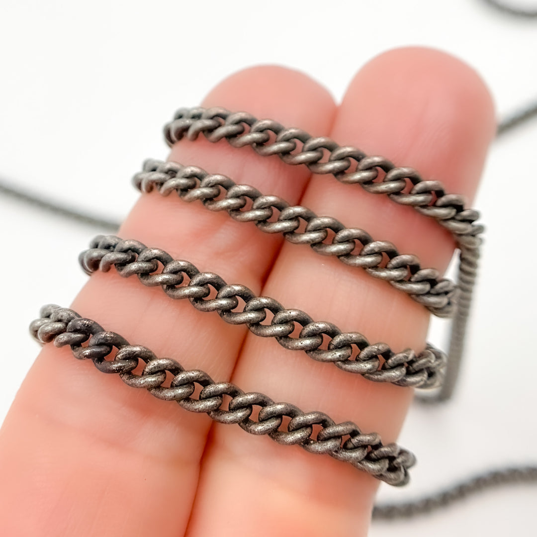 Sterling Silver Oxidized Chains