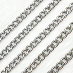 Load image into Gallery viewer, V44OX. Oxidized Sterling Silver Curb Link Chain