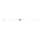 Load image into Gallery viewer, Shop Now 14K Solid Gold Diamond and Turquoise Bracelet