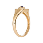 Load image into Gallery viewer, RFA18438BS. 14K Solid Gold Diamond and Gemstone Ring
