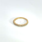 Load image into Gallery viewer, 14k Solid Yellow Gold Diamond Ring.