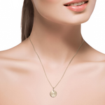 Load image into Gallery viewer, Buy Now 14K Solid Gold Circle Necklace