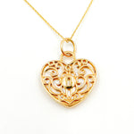 Load image into Gallery viewer, Buy Now 14K Solid Gold Lock Heart Pendant