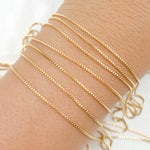 Load image into Gallery viewer, 1MMGF. 14k Gold Filled 1mm Link Box Chain