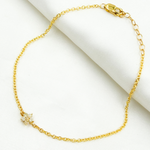 Load image into Gallery viewer, BFA60635. 14k Solid Gold Diamond Flower Bracelet