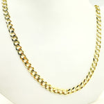 Load image into Gallery viewer, 14K Solid Yellow Gold Miami Flat Curb Chain